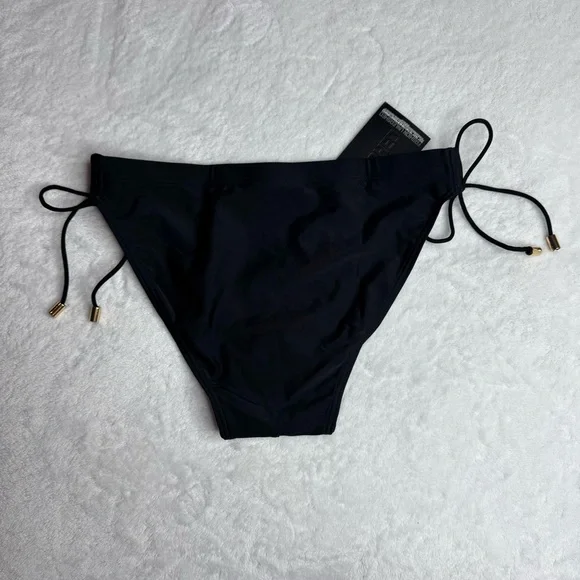 Andrew Christian Black Bikini Bottom with Gold Accents - Picture 4 of 5